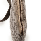 Bolso de Hombro Bolsillo Frontal Plano Bandolera Piel Guccissima Marrón Claro