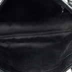 Shoulder Bag Horizontal Jacquard Tote Black Monogrammed Canvas