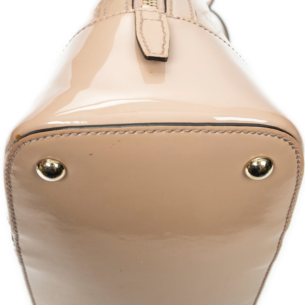 Shoulder Bag Medium Nice Top Handle Light Pink Microguccissima Patent Leather