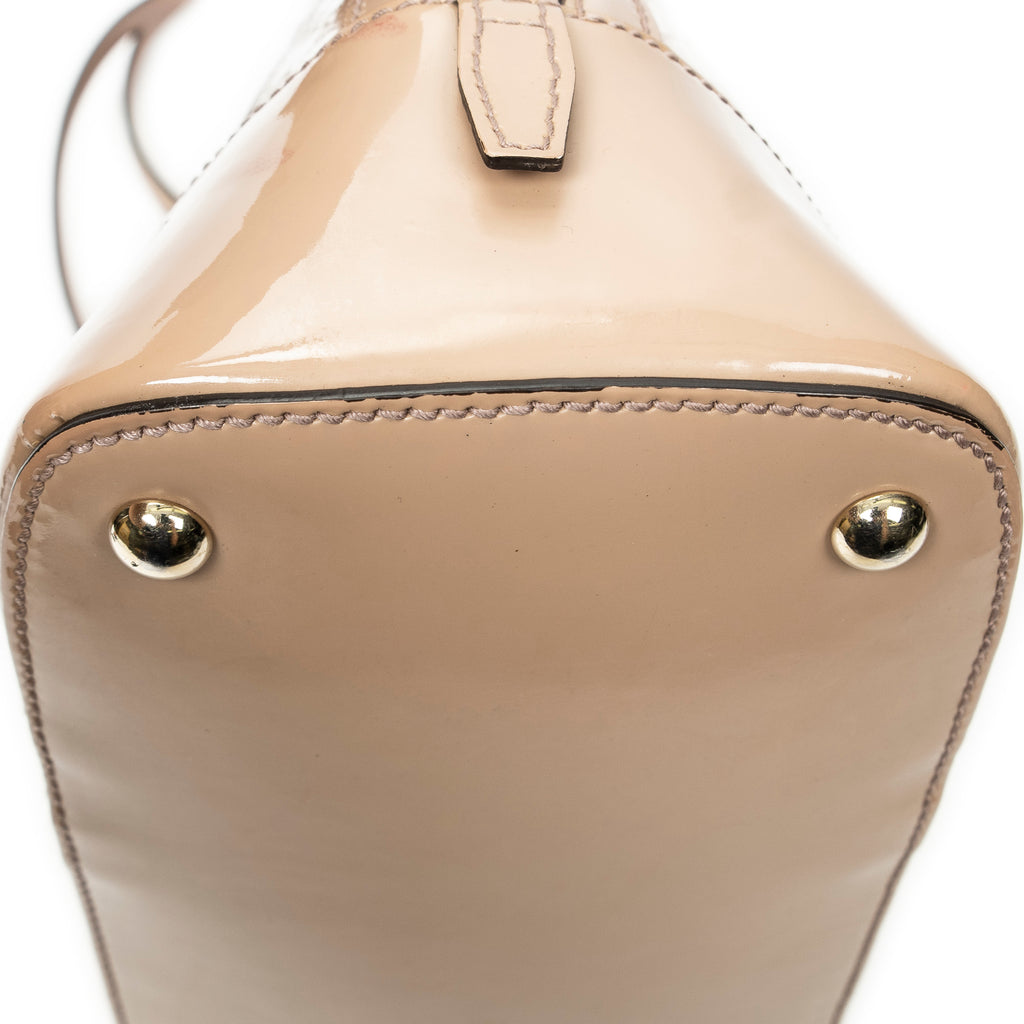 Shoulder Bag Medium Nice Top Handle Light Pink Microguccissima Patent Leather