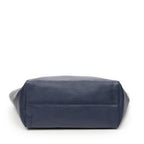 Shoulder Bag Medium Swing Tote Navy Grained Calfskin Leather