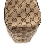 Shoulder Bag Zip Shopping Tote Brown Monogrammed Canvas