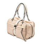 Shoulder Bag Lola 26 Light Pink Grained Calfskin Leather