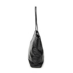 Shoulder Bag Shopping Tote Black Vitello Soft Leather