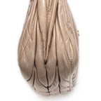 Shoulder Bag Charm Zip Pochette Light Pink Matelasse Lux Leather