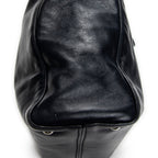 Shoulder Bag Shopping Tote Navy Vitello Soft Leather