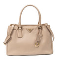Shoulder Bag Small Open Tote Light Pink Saffiano Leather