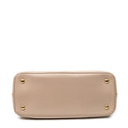 Shoulder Bag Small Open Tote Light Pink Saffiano Leather