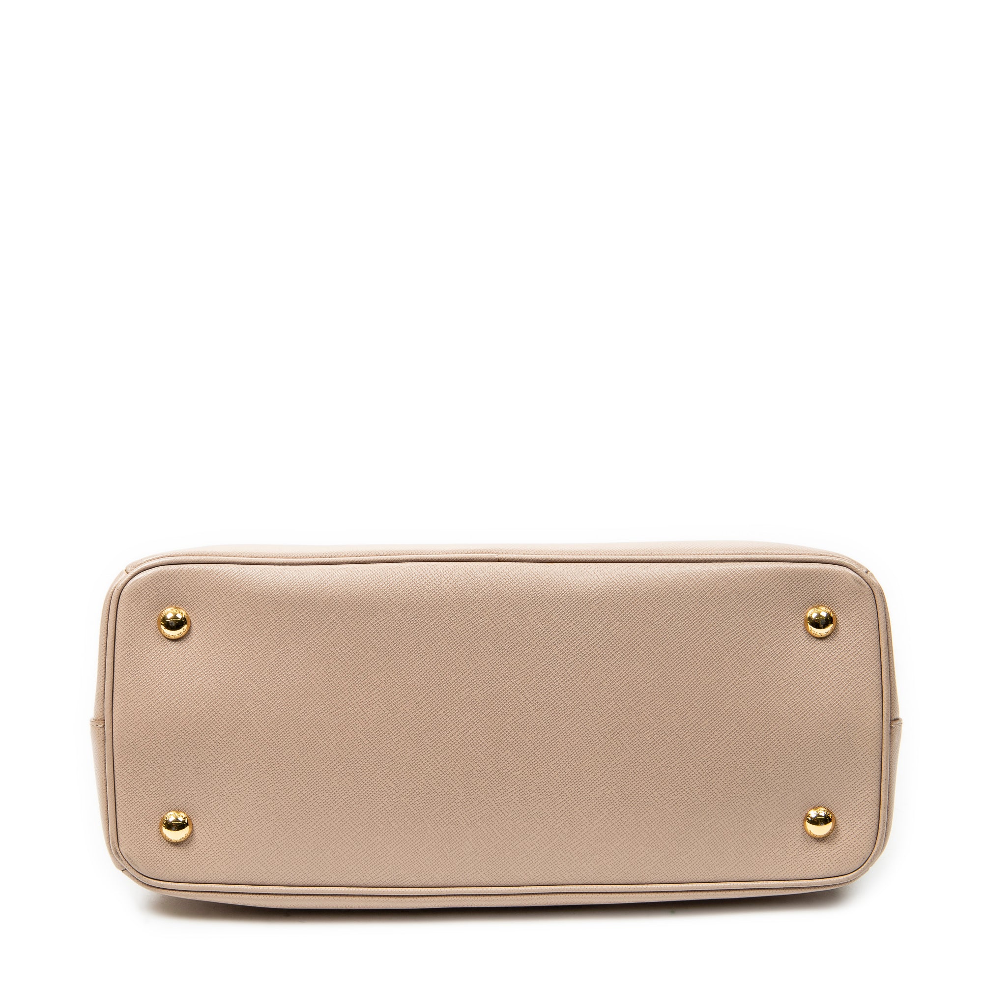 Shoulder Bag Small Open Tote Light Pink Saffiano Leather