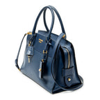 Shoulder Bag Esplanade Tote Navy Saffiano Leather