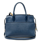 Shoulder Bag Esplanade Tote Navy Saffiano Leather