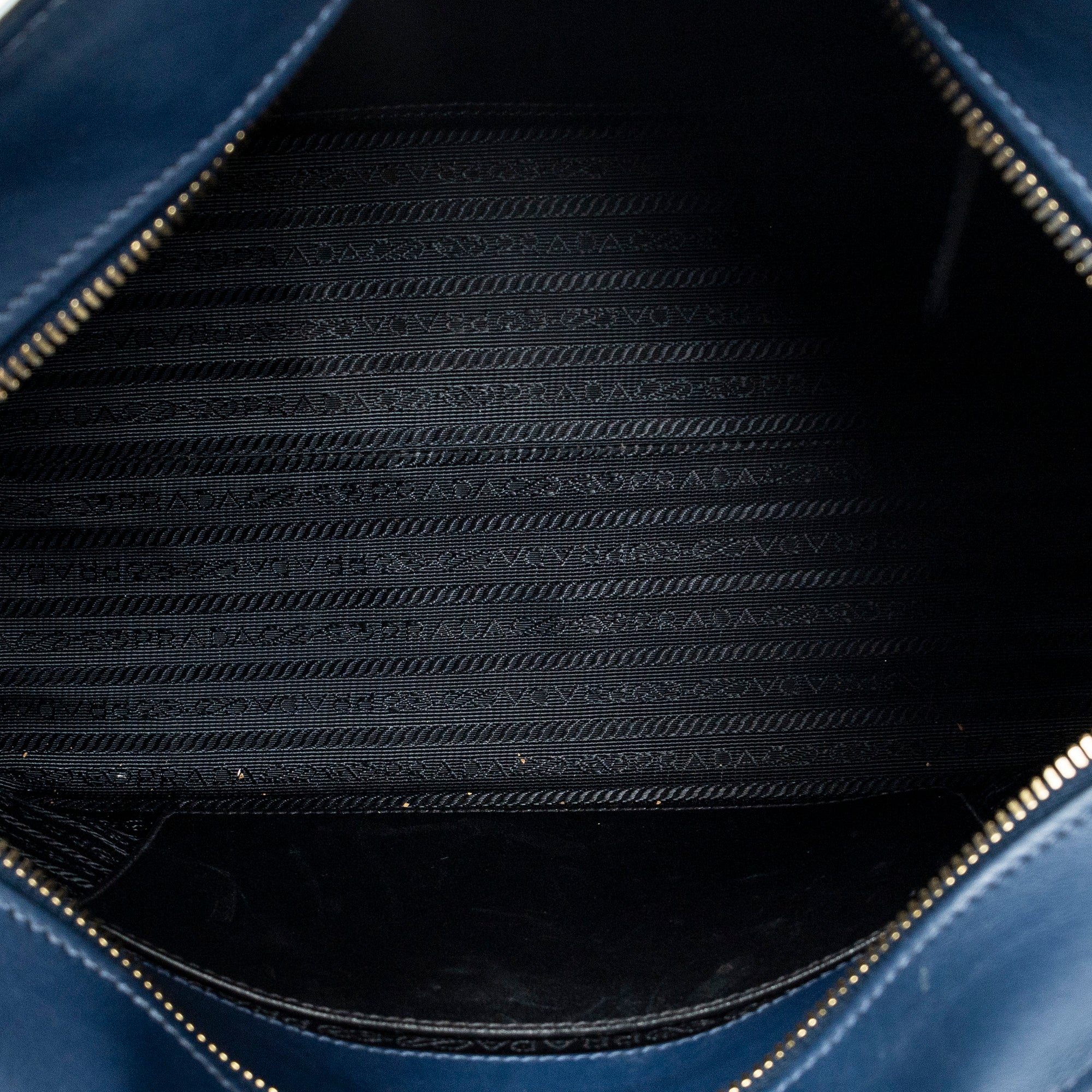 Shoulder Bag Esplanade Tote Navy Saffiano Leather