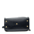 Shoulder Bag Small Classic Y Cabas Navy Calfskin Leather