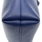 Shoulder Bag Toy Shopping Tote Navy Calfskin Leather