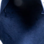 Shoulder Bag Toy Shopping Tote Navy Calfskin Leather