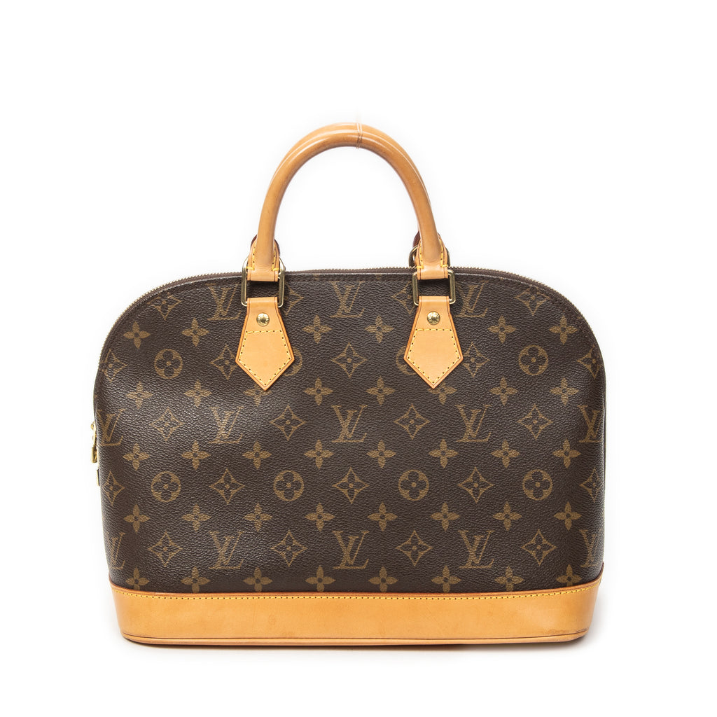 Handbag Alma PM Brown Monogram Canvas