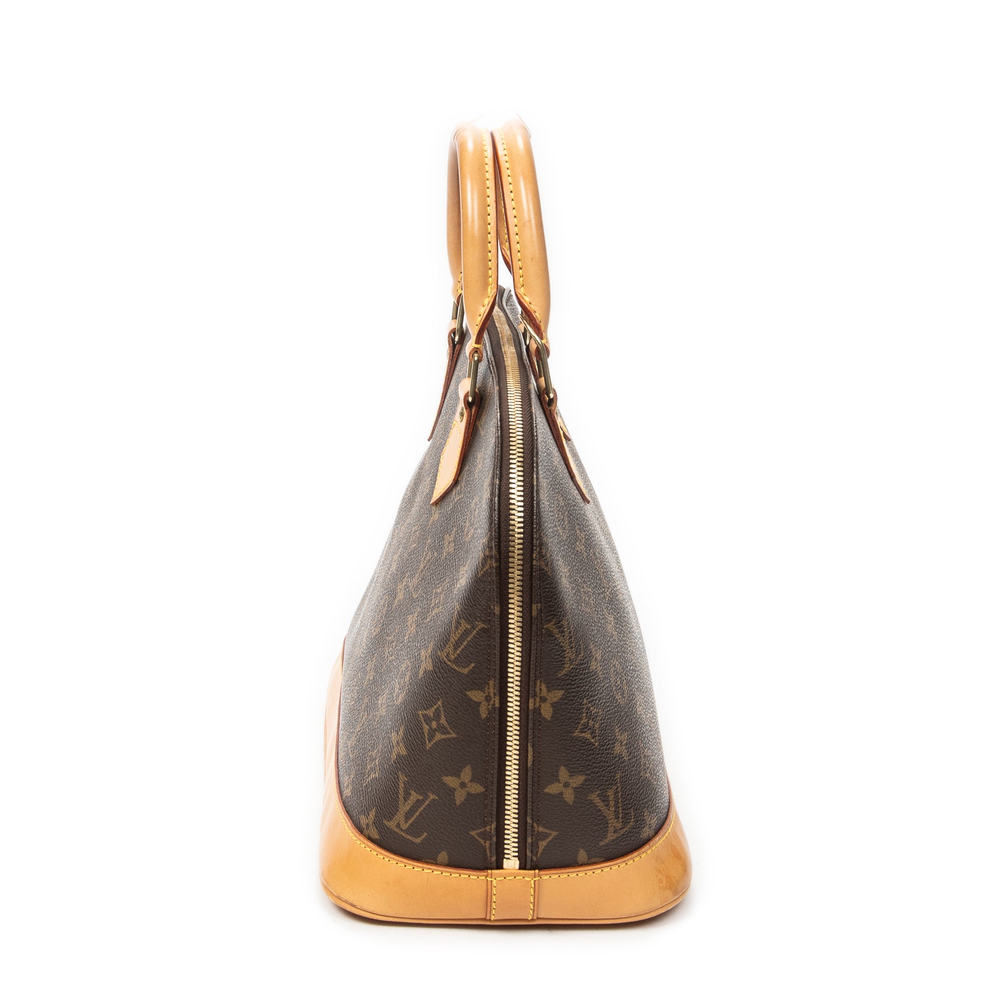 Handbag Alma PM Brown Monogram Canvas
