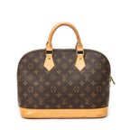 Handbag Alma PM Brown Monogram Canvas