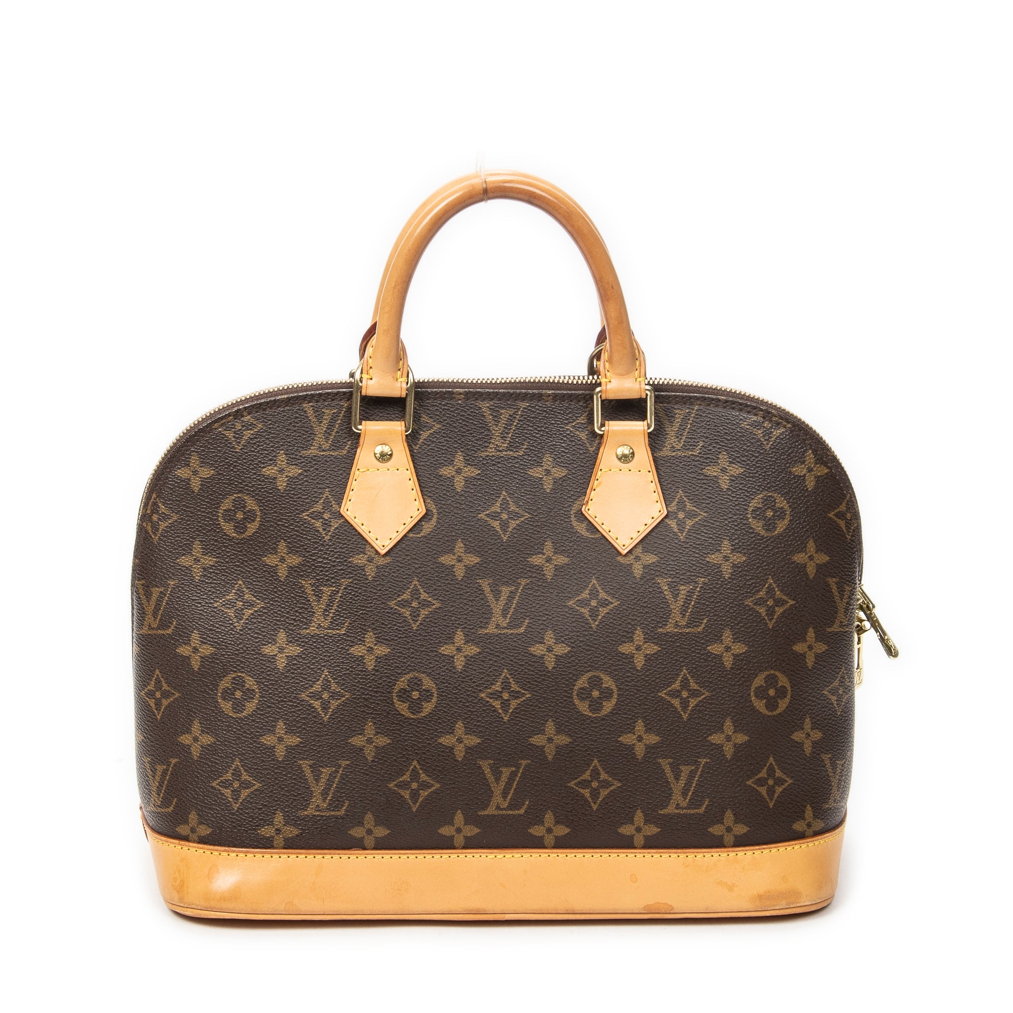 Handbag Alma PM Brown Monogram Canvas