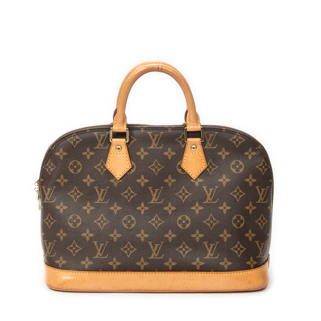 Handbag Alma PM Brown Monogram Canvas