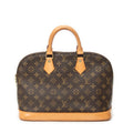 Handbag Alma PM Brown Monogram Canvas