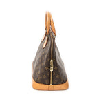 Handbag Alma PM Brown Monogram Canvas