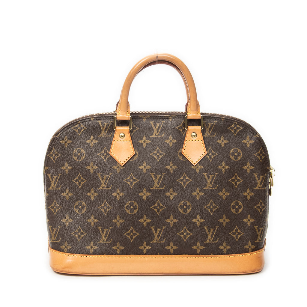 Handbag Alma PM Brown Monogram Canvas
