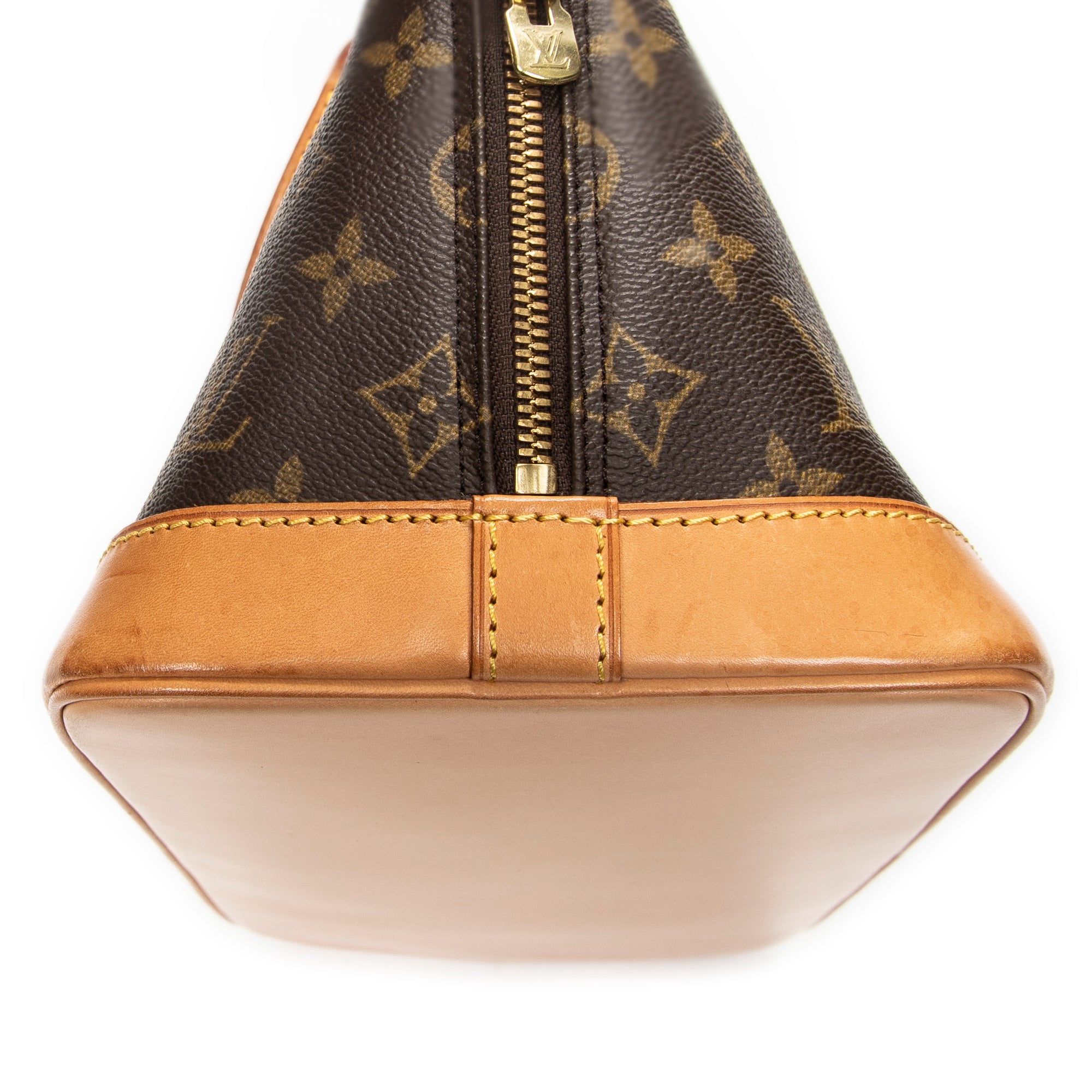 Handbag Alma PM Brown Monogram Canvas