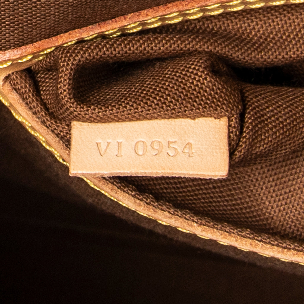 Handbag Alma PM Brown Monogram Canvas