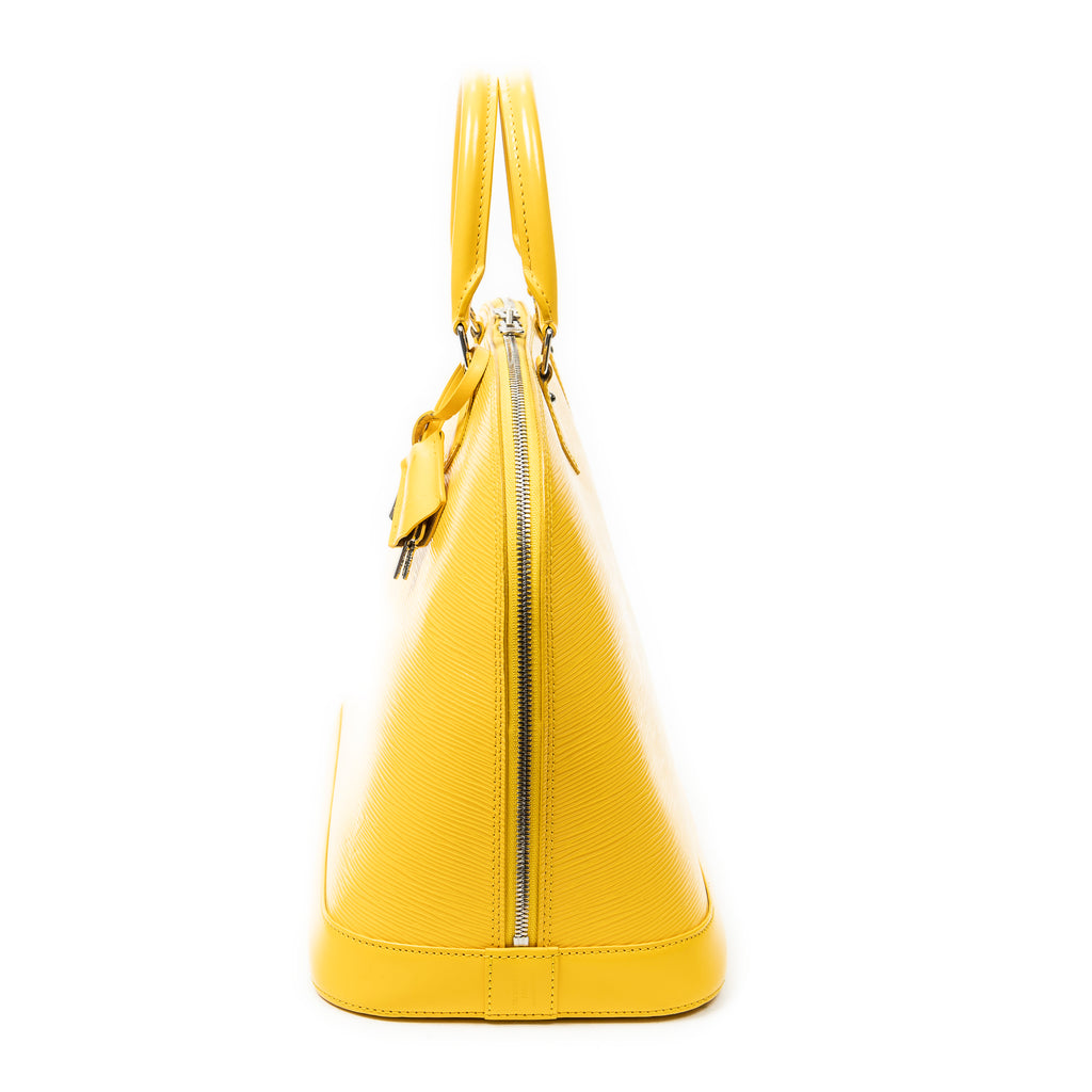 Handbag Alma GM Citron Epi