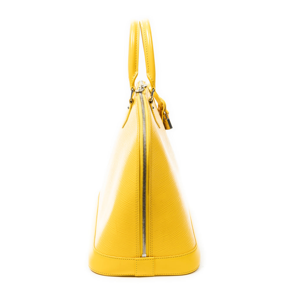 Handbag Alma GM Citron Epi