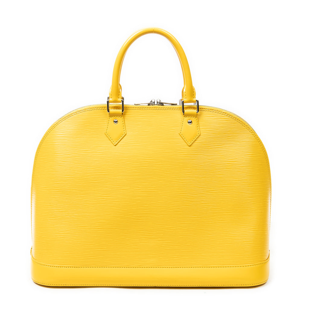 Handbag Alma GM Citron Epi