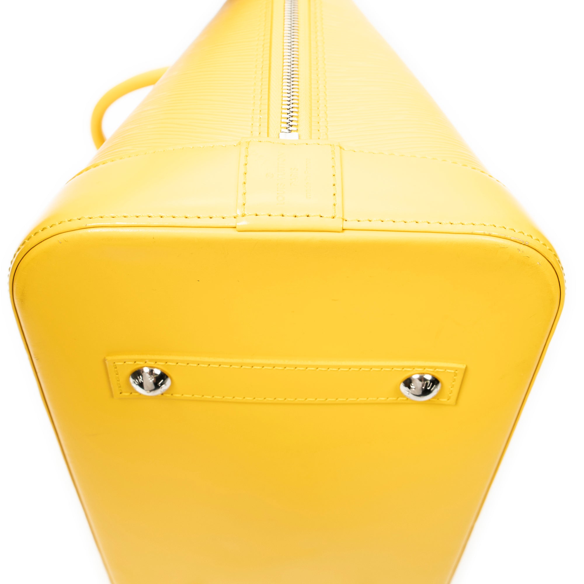 Handbag Alma GM Citron Epi
