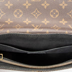 Shoulder Bag Saint Placide Brown Monogram Canvas