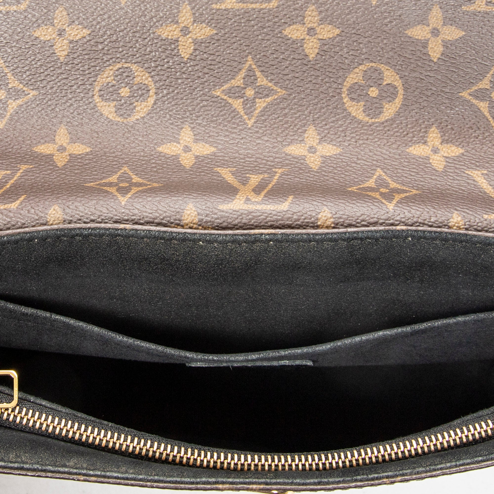 Shoulder Bag Saint Placide Brown Monogram Canvas