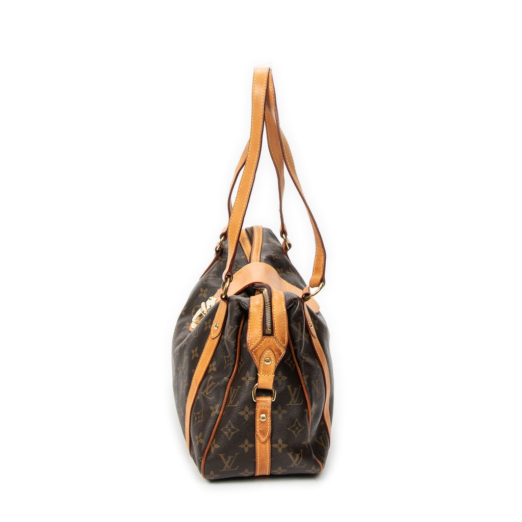 Shoulder Bag Stresa Brown Monogram Canvas
