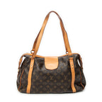Shoulder Bag Stresa Brown Monogram Canvas