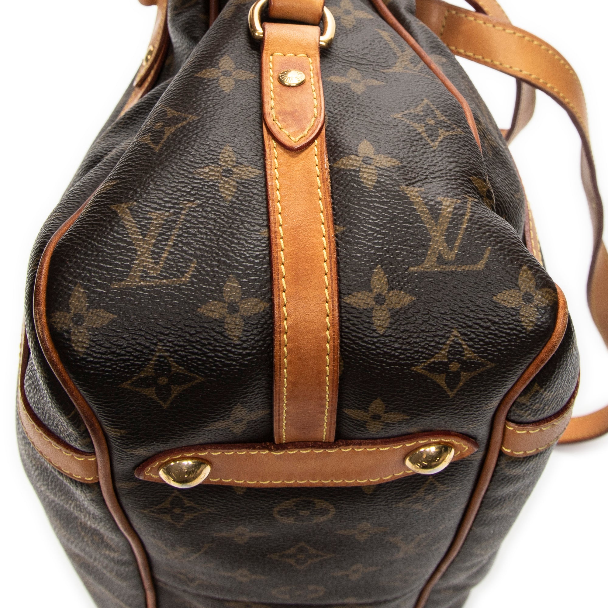 Shoulder Bag Stresa Brown Monogram Canvas