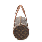 Handbag Papillon 30 Brown Monogram Canvas