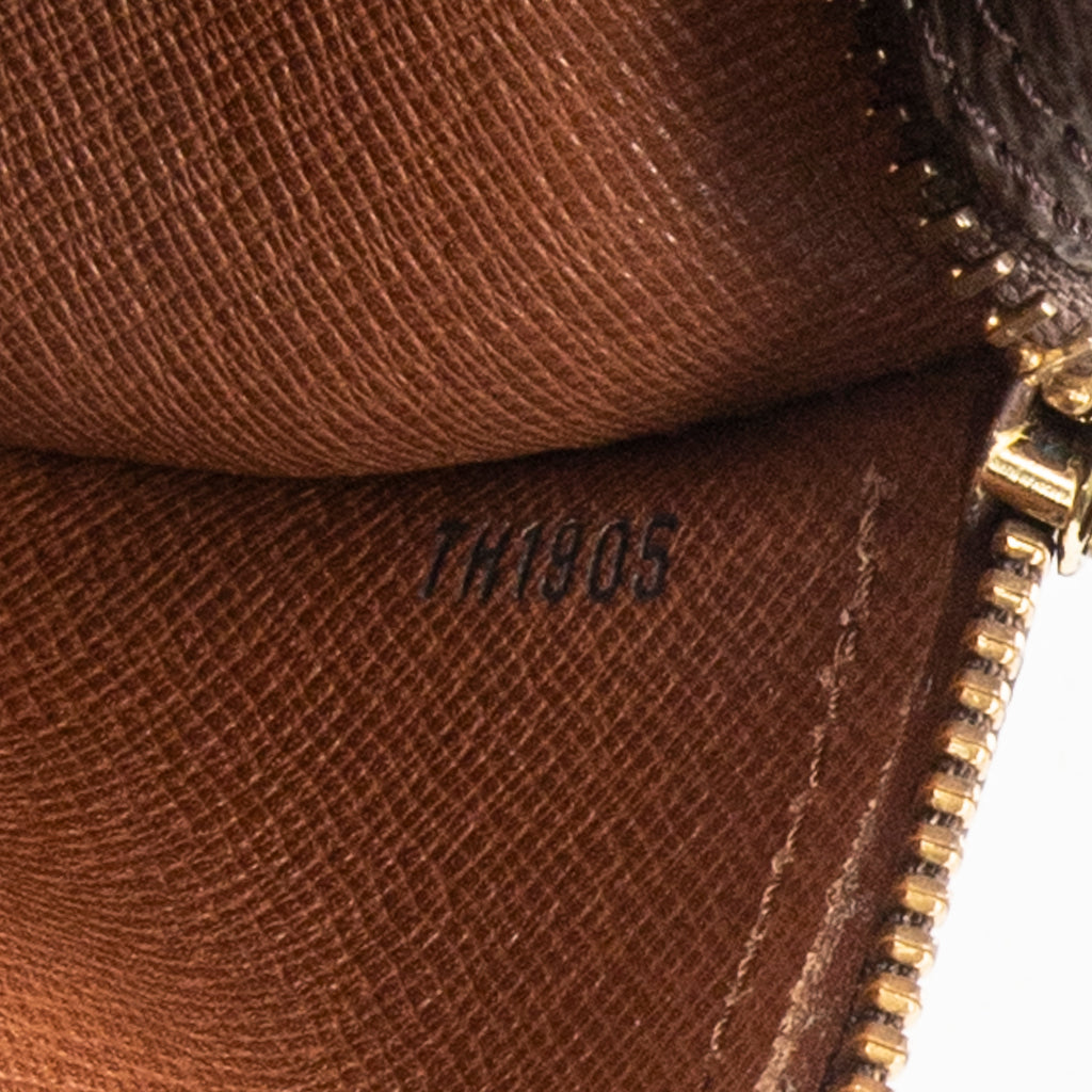 Handbag Papillon 30 Brown Monogram Canvas