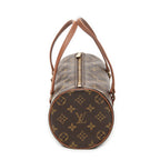 Handbag Papillon 26 Brown Monogram Canvas