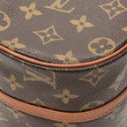 Handbag Papillon 26 Brown Monogram Canvas