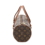 Handbag Papillon 26 Brown Monogram Canvas