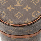 Handbag Papillon 26 Brown Monogram Canvas