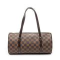 Handbag Papillon 30 Brown Damier Ebene