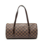 Handbag Papillon 30 Brown Damier Ebene