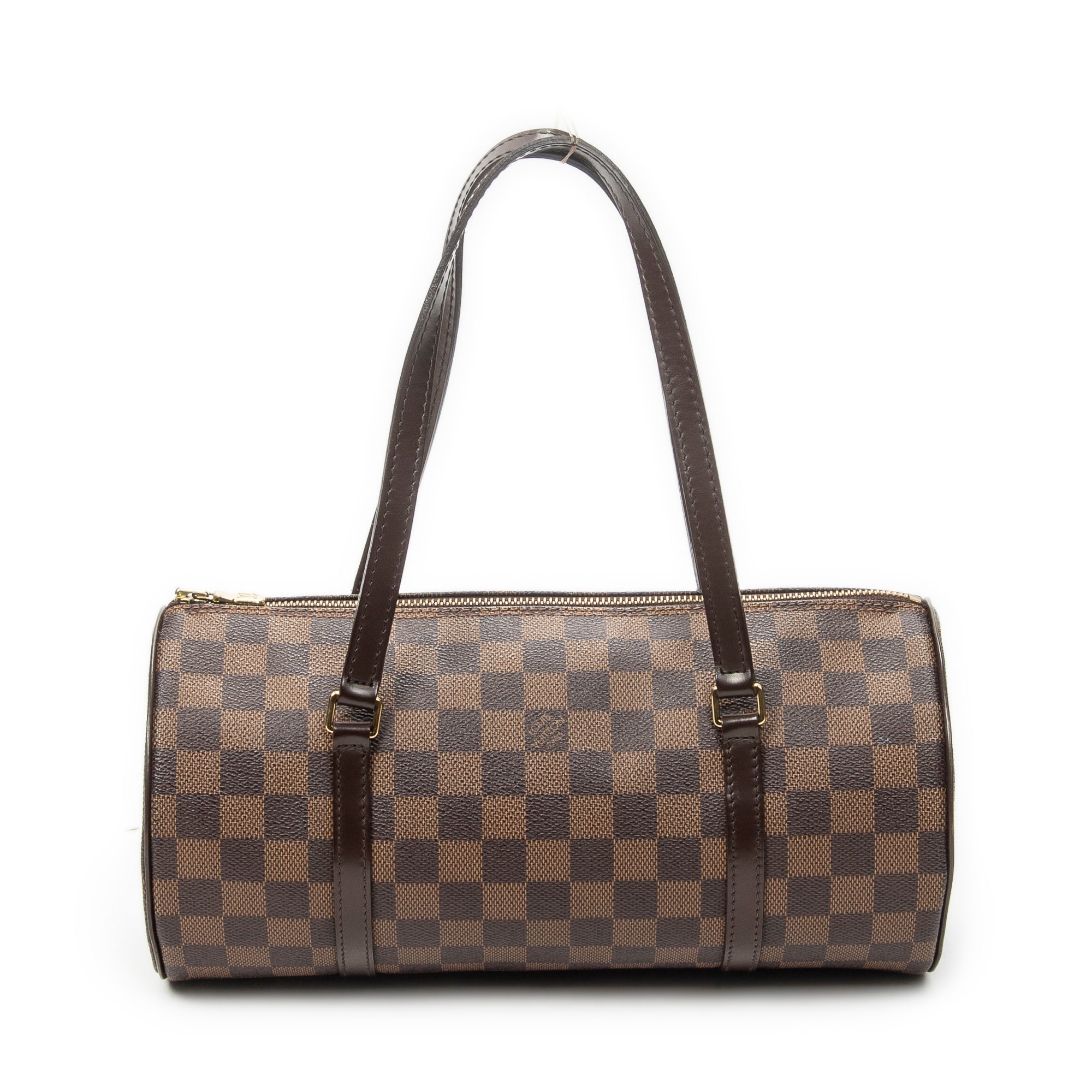 Handbag Papillon 30 Brown Damier Ebene