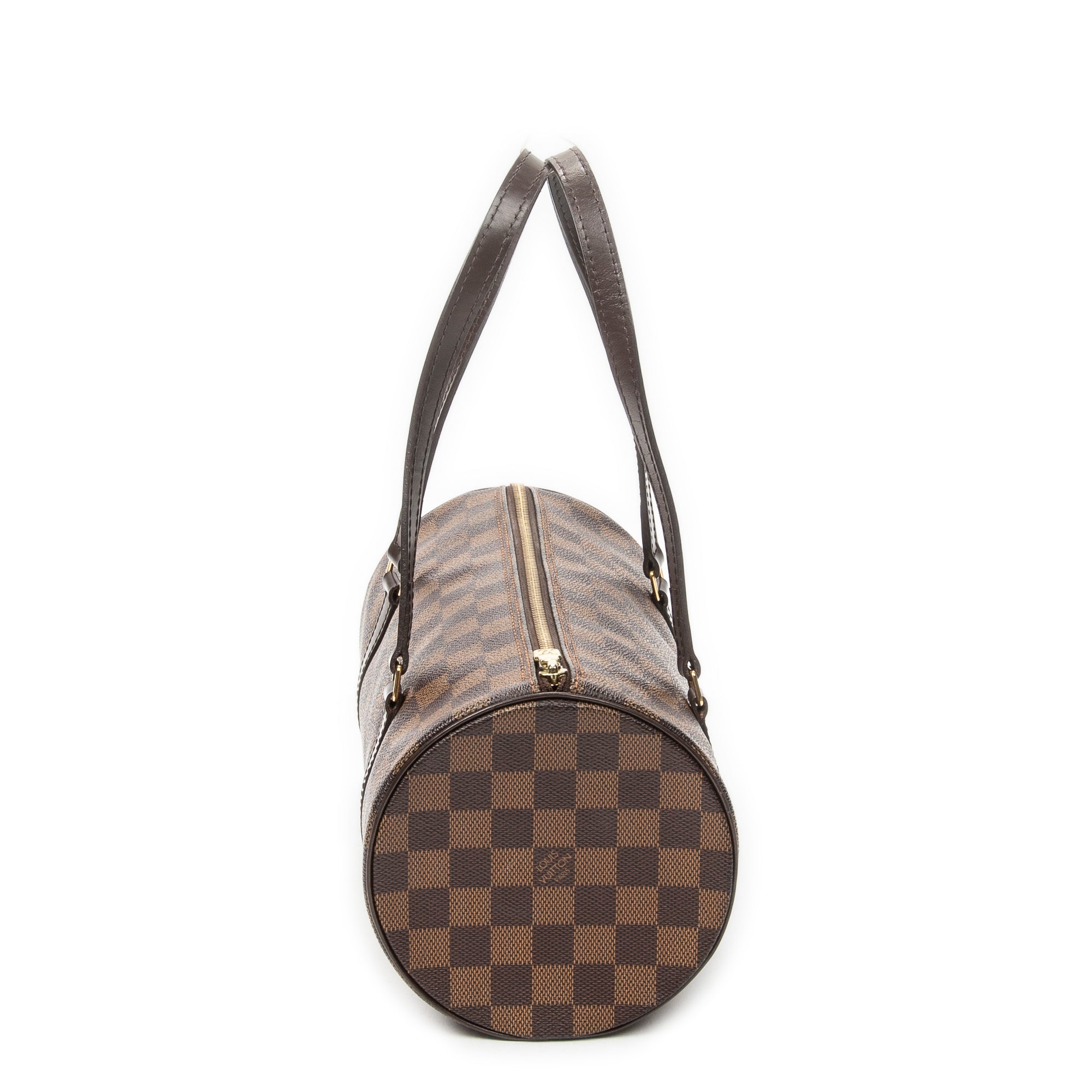 Handbag Papillon 30 Brown Damier Ebene