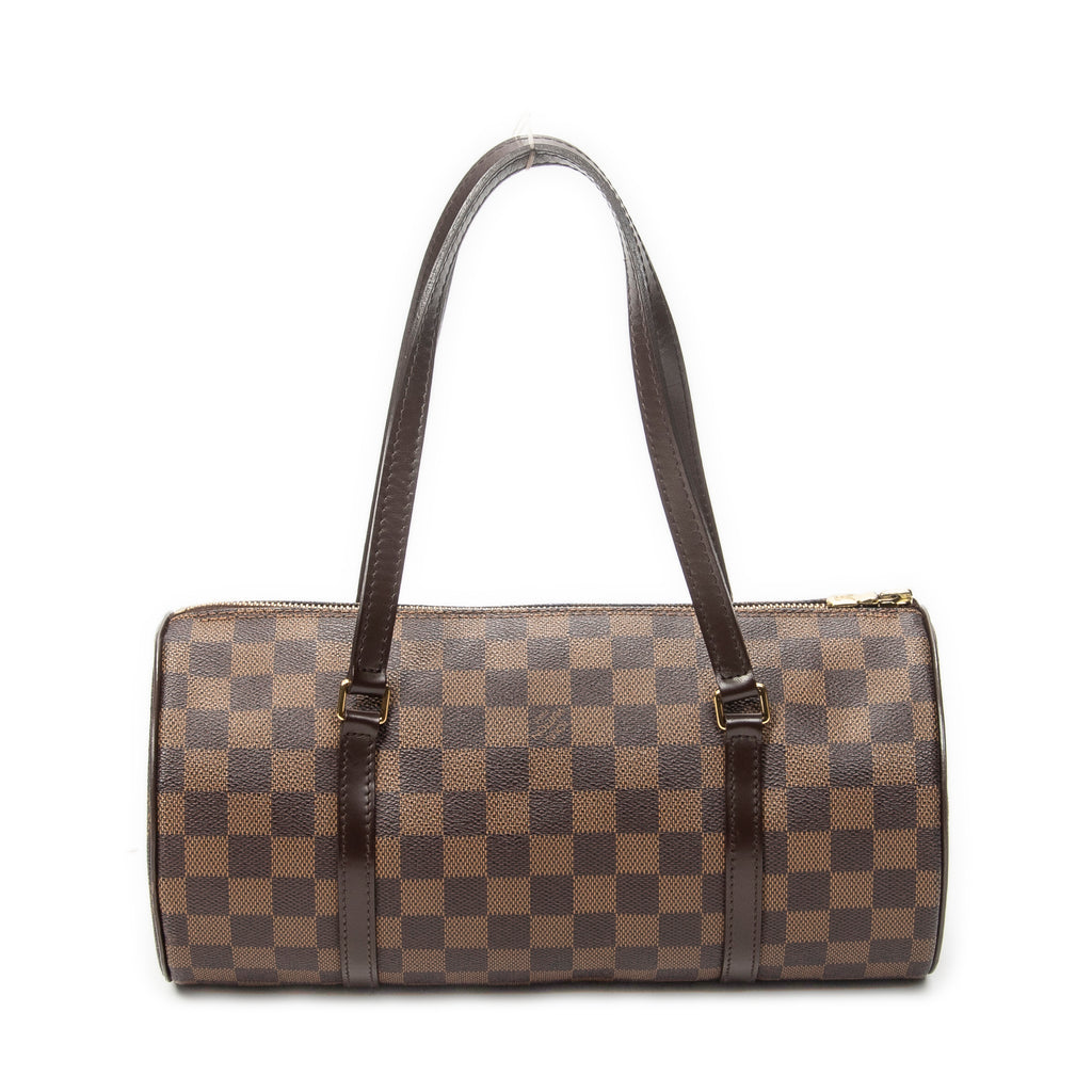Handbag Papillon 30 Brown Damier Ebene