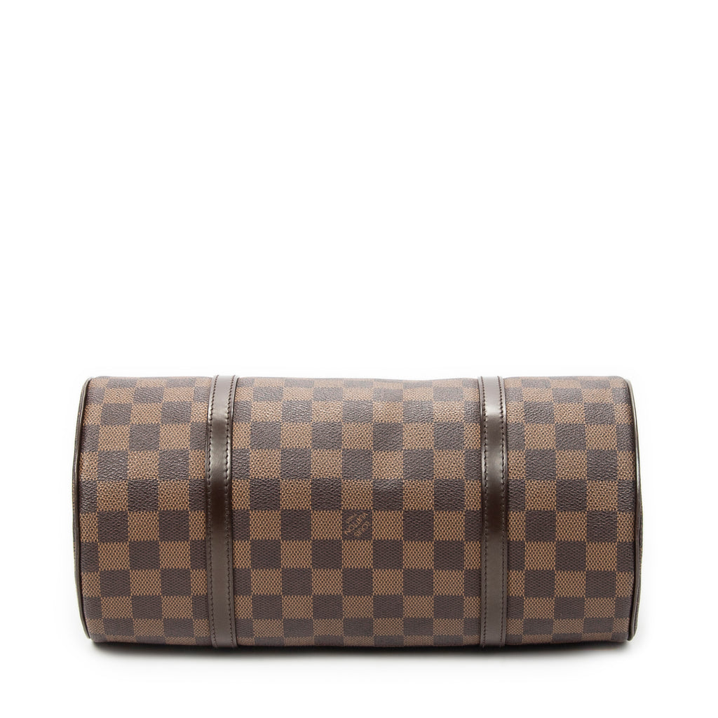 Handbag Papillon 30 Brown Damier Ebene